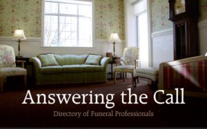 Answering the Call - Directory of Funeral Professionals