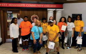 After Life Mortuary Services Summer Camp attendees pose with faculty and Staff of Northwest MS Community College